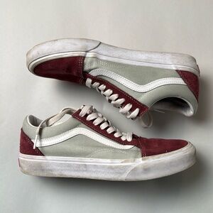 Vans - Maroon and Grey